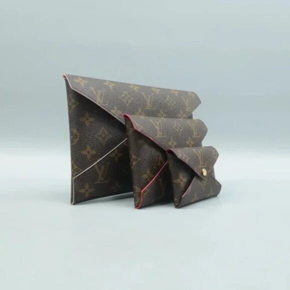 100% Authentic Louis Vuitton Kirigami Monogram W/P Canvas Clutch Bag 915-082124 - Picture 3 of 12